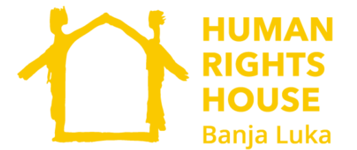 Logo Human Rights House Banja Luka - yellow 2